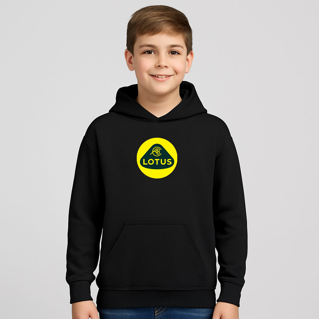Youth Kids Lotus Car Pullover Hoodie